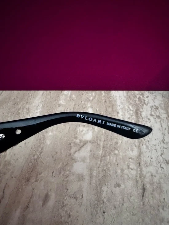 Bvlgari Vintage Crystal Shield Sunglasses - Picture 7 of 8